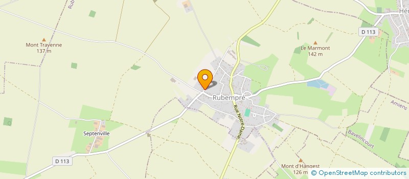 localisation de l'entreprise SARL DELAPORTE à RUBEMPRE