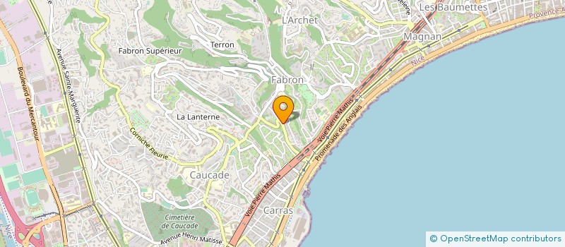 localisation de l'entreprise SARL DELAPORTE à NICE
