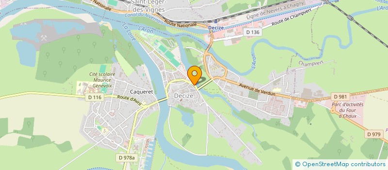 localisation de l'entreprise SARL DELARRAS à DECIZE
