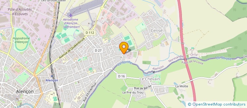 localisation de l'entreprise SARL DELAUNAY à ALENCON