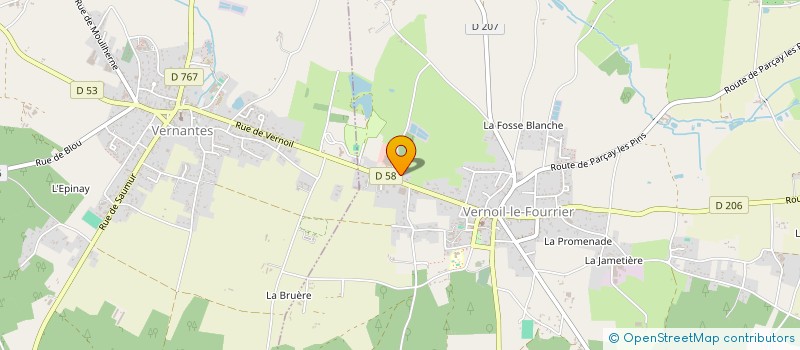 localisation de l'entreprise SARL DELAUNAY à VERNOIL-LE-FOURRIER