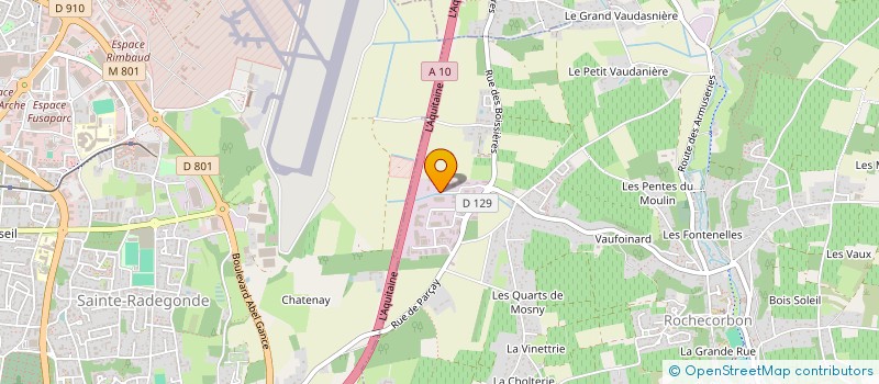 localisation de l'entreprise SARL DELAUNAY à ROCHECORBON