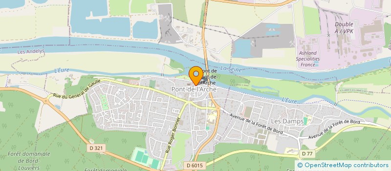 localisation de l'entreprise SARL DELAUNAY-CAVE  PONT-DE-L'ARCHE