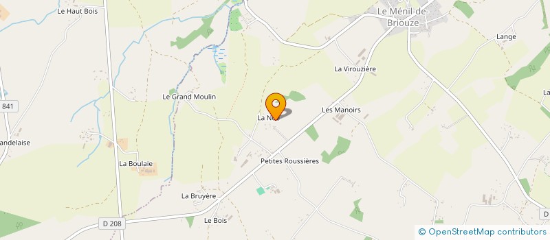 localisation de l'entreprise SARL DELAUNAY MACE à SAINT-ANDRE-DE-BRIOUZE