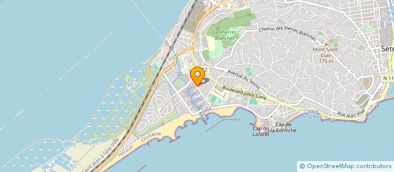 localisation de l'entreprise SARL DELBAR à SETE