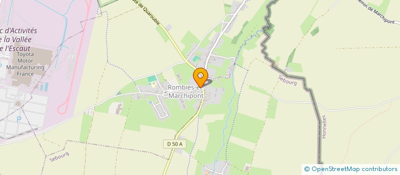 localisation de l'entreprise SARL DELBAUFFE BEATRICE  ROMBIES-ET-MARCHIPONT