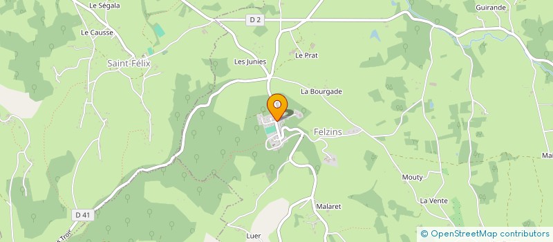 localisation de l'entreprise SARL DELCLAUX à CUZAC