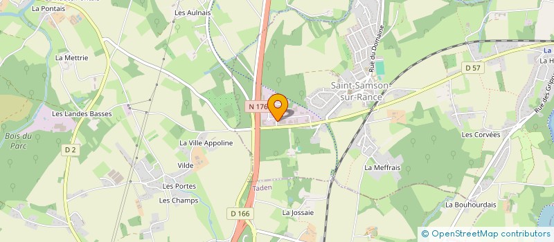 localisation de l'entreprise SARL DELCROS à SAINT-SAMSON-SUR-RANCE
