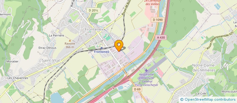 localisation de l'entreprise SARL DELEANI TRAVAUX PUBLICS à FRONTENEX