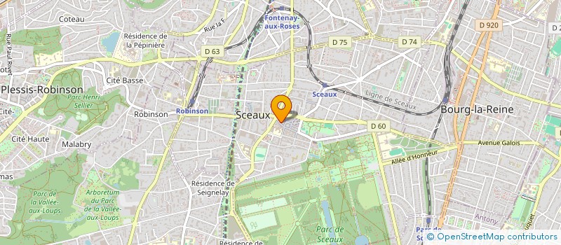 localisation de l'entreprise SARL DELECROIX PASQUIER à SCEAUX