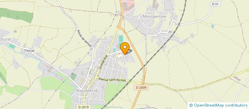 localisation de l'entreprise SARL DELEPINE à AIGUEPERSE