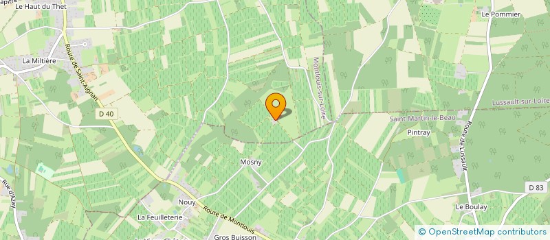 localisation de l'entreprise SARL DELETANG  MONTLOUIS-SUR-LOIRE