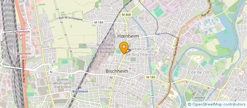 localisation de l'entreprise SARL DELEURY  BISCHHEIM