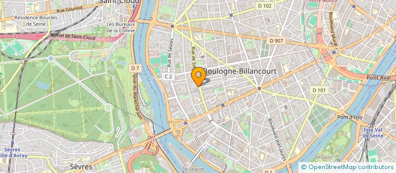 localisation de l'entreprise SARL DELEXA à BOULOGNE-BILLANCOURT