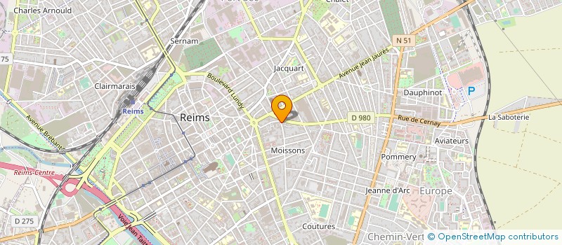 localisation de l'entreprise SARL DELFORGE  REIMS