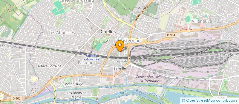 localisation de l'entreprise SARL DELGADO à CHELLES