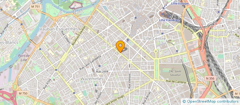 localisation de l'entreprise SARL DELHAYE à LILLE