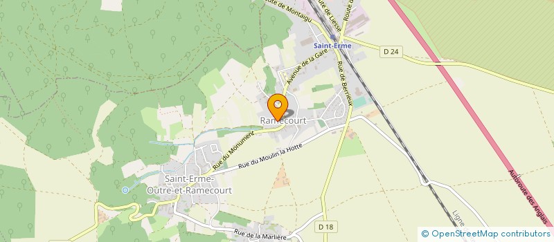 localisation de l'entreprise SARL DELHAYE PERE ET FILS à SAINT-ERME-OUTRE-ET-RAMECOURT