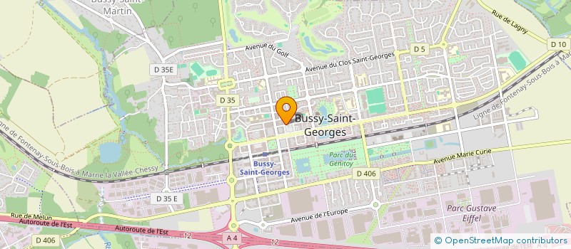 localisation de l'entreprise SARL DELICE 77 à BUSSY-SAINT-GEORGES