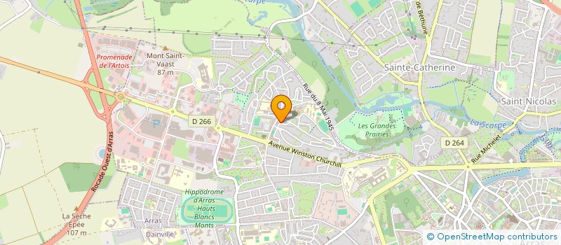 localisation de l'entreprise SARL DELICES D ORIENT à ARRAS