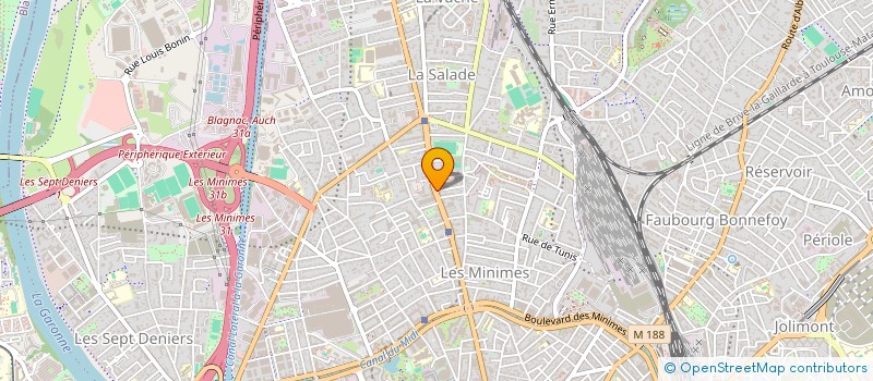 localisation de l'entreprise SARL DELICES DE LA GARE à TOULOUSE