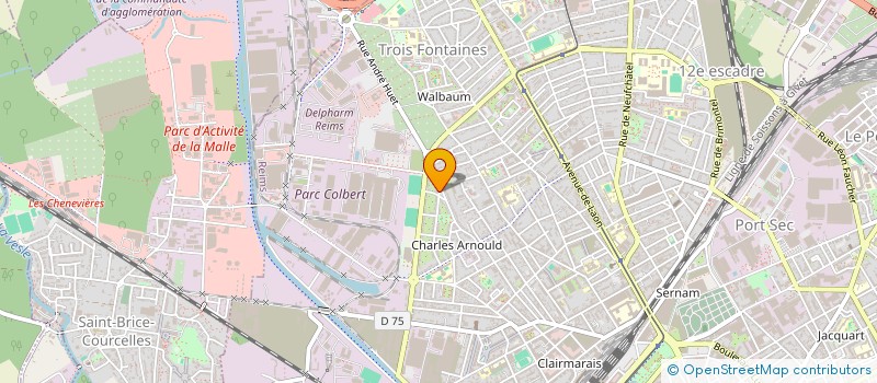 localisation de l'entreprise SARL DELICES ET PAINS  REIMS