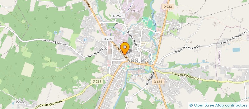 localisation de l'entreprise SARL DELICES GASCONS à CASTELJALOUX