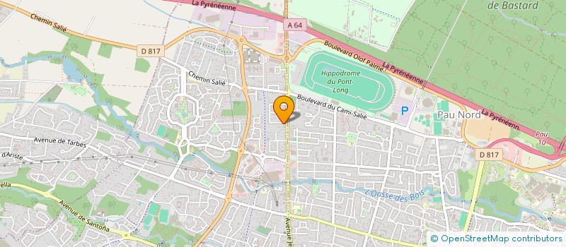 localisation de l'entreprise SARL DELIGNE  LONS