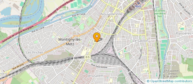 localisation de l'entreprise SARL DELIGNETTE à METZ