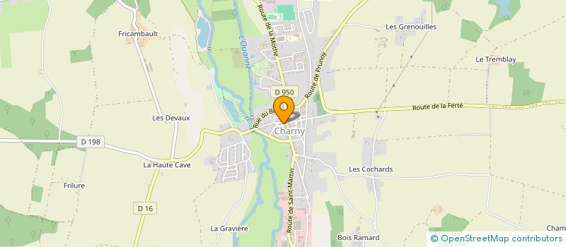 localisation de l'entreprise SARL DELINOTTE GUILLEMARD à CHARNY OREE DE PUISAYE