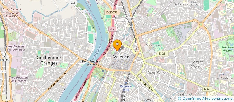 localisation de l'entreprise SARL DELLA-ROSA à VALENCE
