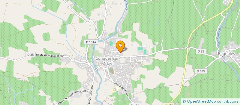 localisation de l'entreprise SARL DELMARCO à CONQUES-SUR-ORBIEL