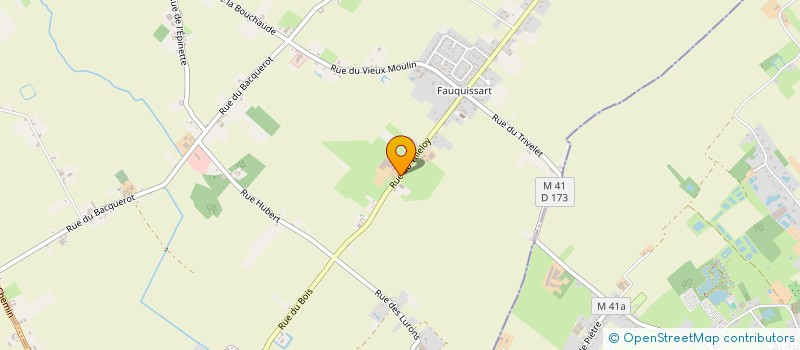 localisation de l'entreprise SARL DELMOTTE  LAVENTIE