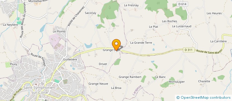 localisation de l'entreprise SARL DELORME à POMEYS