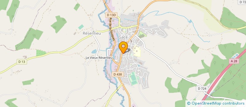 localisation de l'entreprise SARL DELORT à GACE
