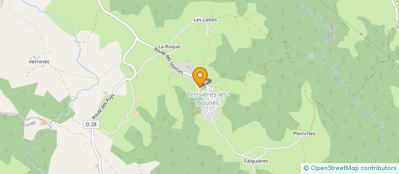 localisation de l'entreprise SARL DELORT PERE ET FILS à CARLAT
