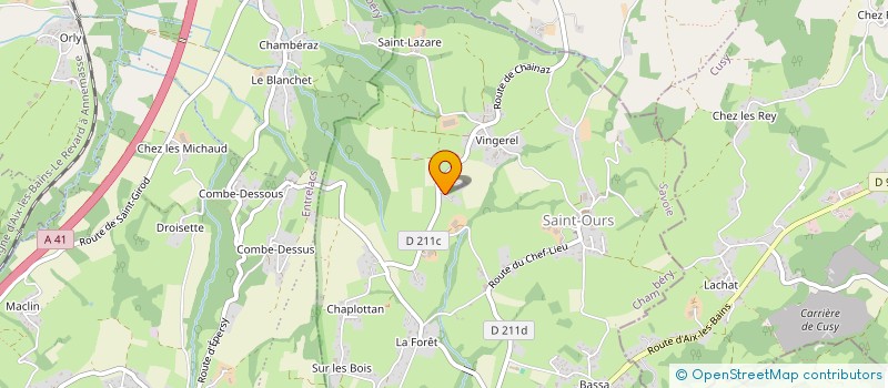 localisation de l'entreprise SARL DELPHINE VARREL & ANDRE MEUNIER  SAINT-OURS