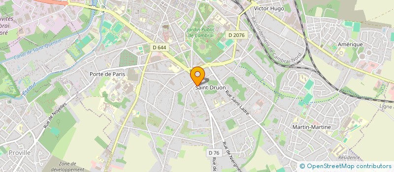 localisation de l'entreprise SARL DELPRO  CAMBRAI