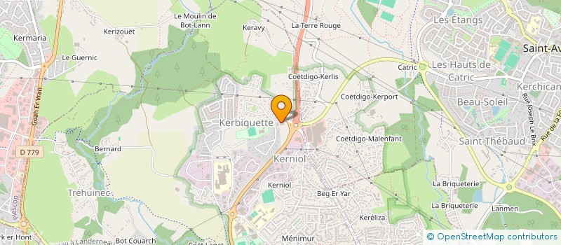 localisation de l'entreprise SARL DELROQUES à VANNES