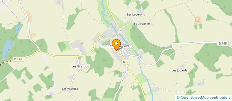 localisation de l'entreprise SARL DELT'A à LA FERTE-LOUPIERE