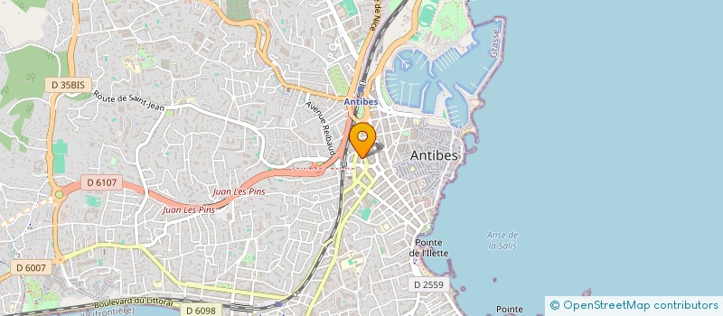 localisation de l'entreprise SARL DELTA BATIMENT à ANTIBES
