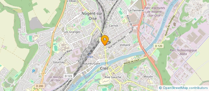localisation de l'entreprise SARL DELTA CONCEPT à CREIL
