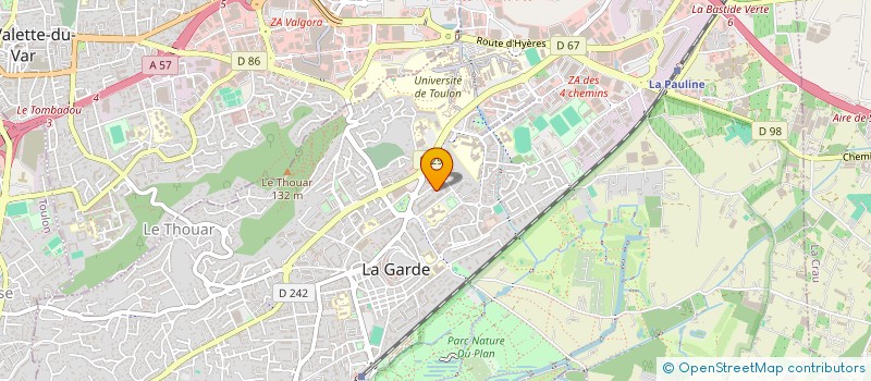 localisation de l'entreprise SARL DELTA DEVELOPPEMENT D'ENSEIGNES COMMERCIALES à LA GARDE