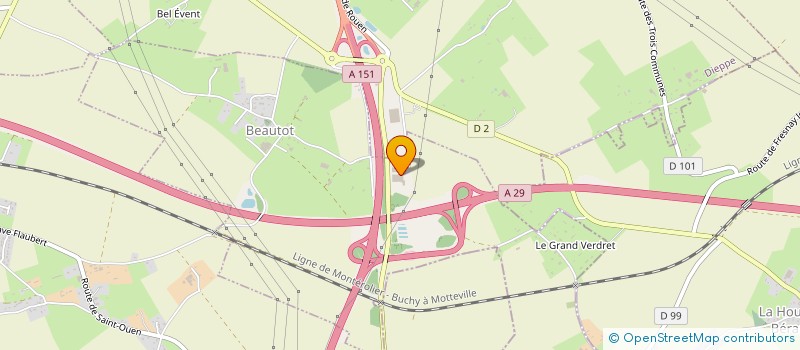 localisation de l'entreprise SARL DELTA EXPRESS  TOTES