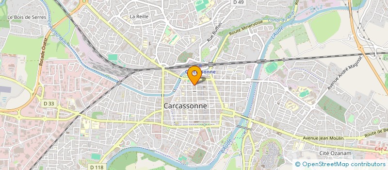localisation de l'entreprise SARL DELUGARINE à CARCASSONNE