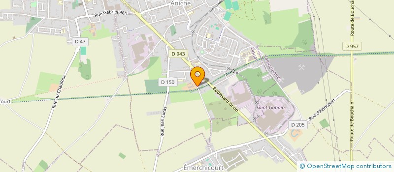 localisation de l'entreprise SARL DELVAL  ANICHE