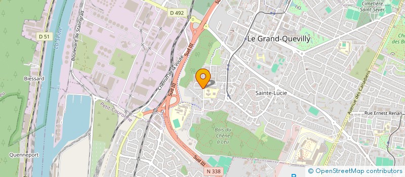 localisation de l'entreprise SARL DEM BATIMENT  LE GRAND-QUEVILLY