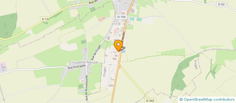 localisation de l'entreprise SARL DEMAGNY à FRUGES