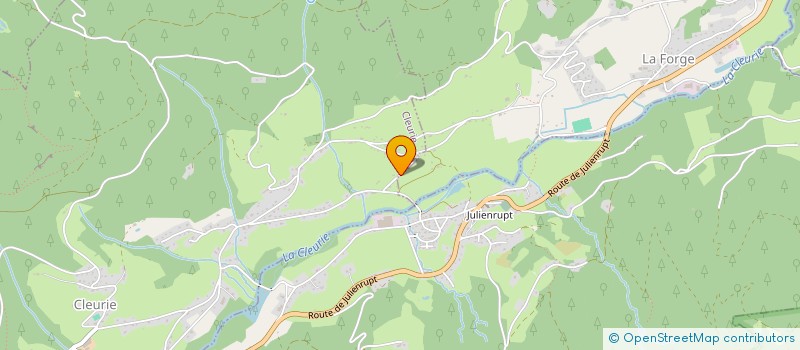 localisation de l'entreprise SARL DEMANGE  CLEURIE