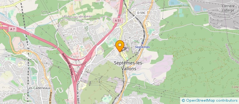 localisation de l'entreprise SARL DEMASOL à SEPTEMES LES VALLONS